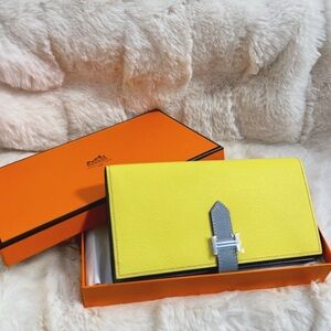BNIB*Hermes Bearn Long Wallet